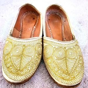 Indian Men's wedding Mojari Jutti